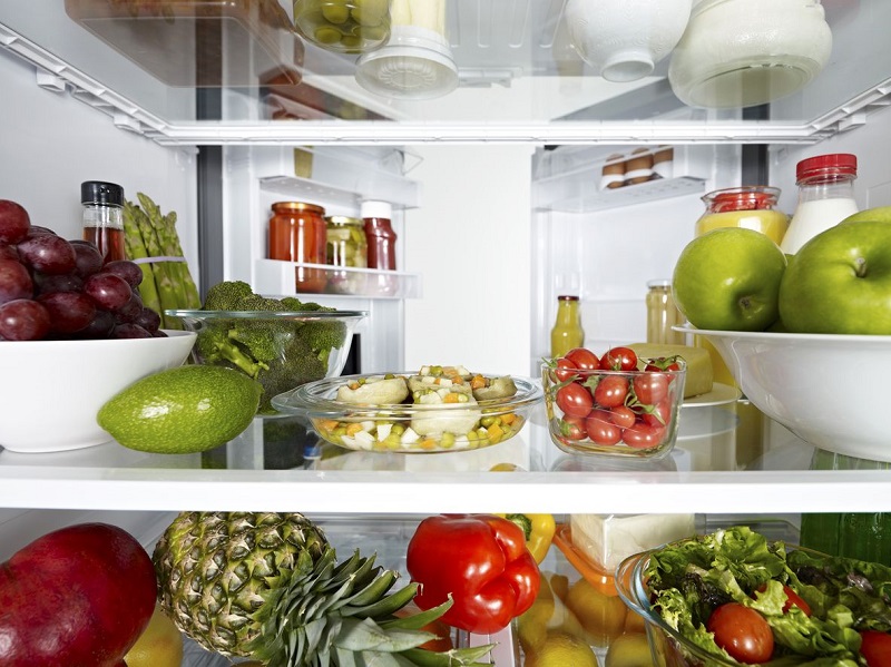 how to store food in the fridge diagram