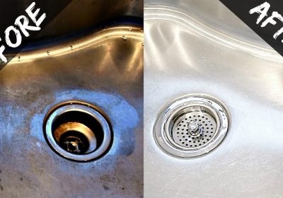Recommendations for cleaning the kitchen sink