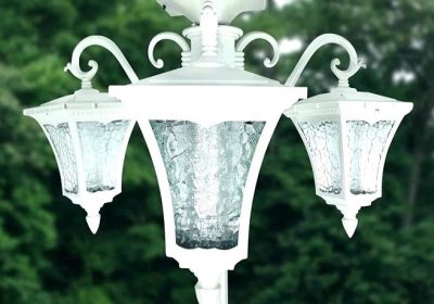 Outdoor lamp posts for garden: Where to place them?