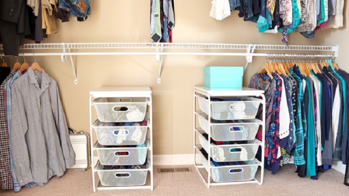 How to store clothes without a closet or dresser