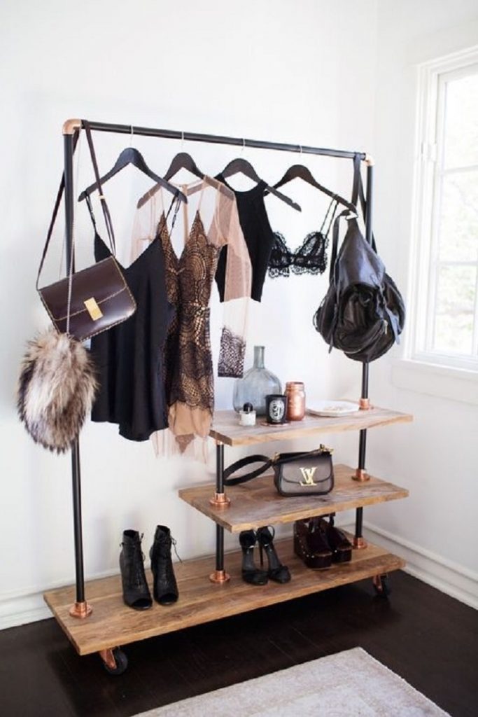 How to store clothes without a closet or dresser