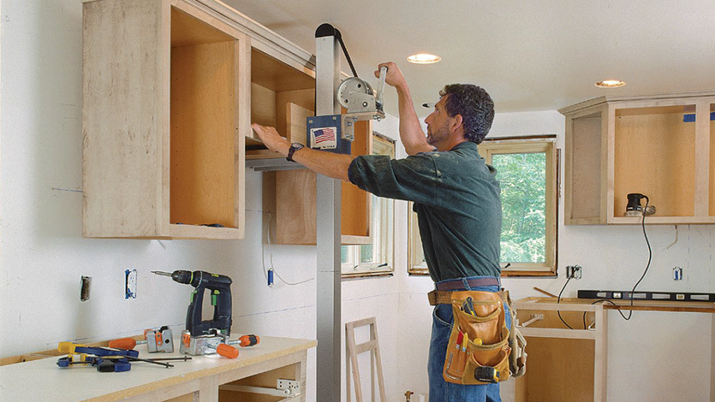 Install Cabinets