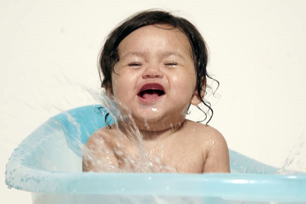 How often should babies be bathed?