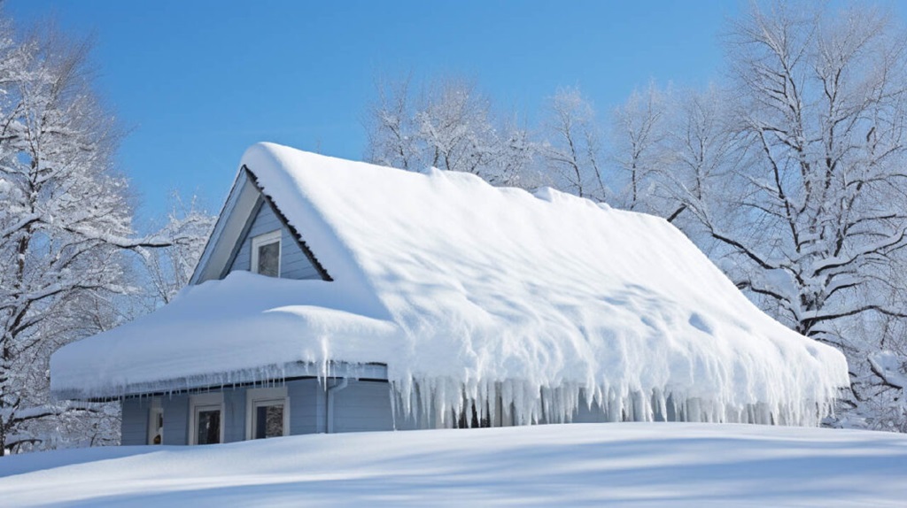 How to safely remove snow from a roof?