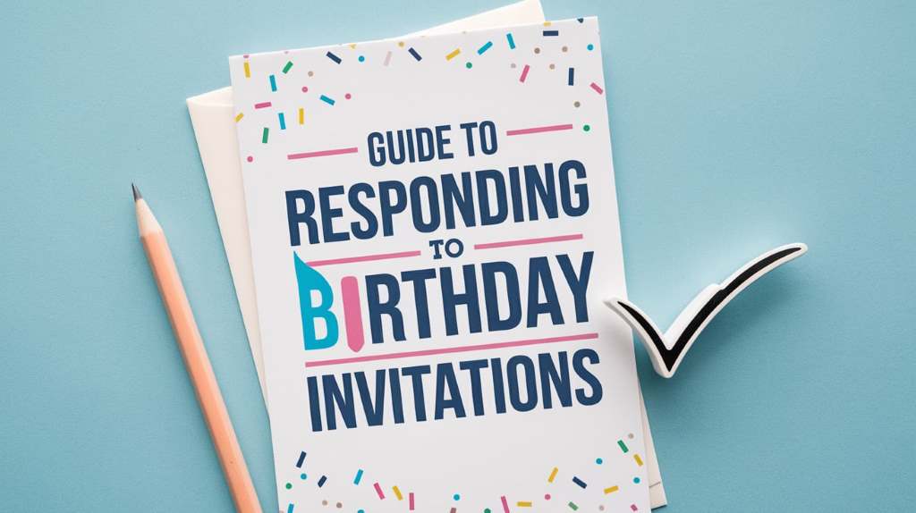 A Guide to Responding to Birthday Invitations