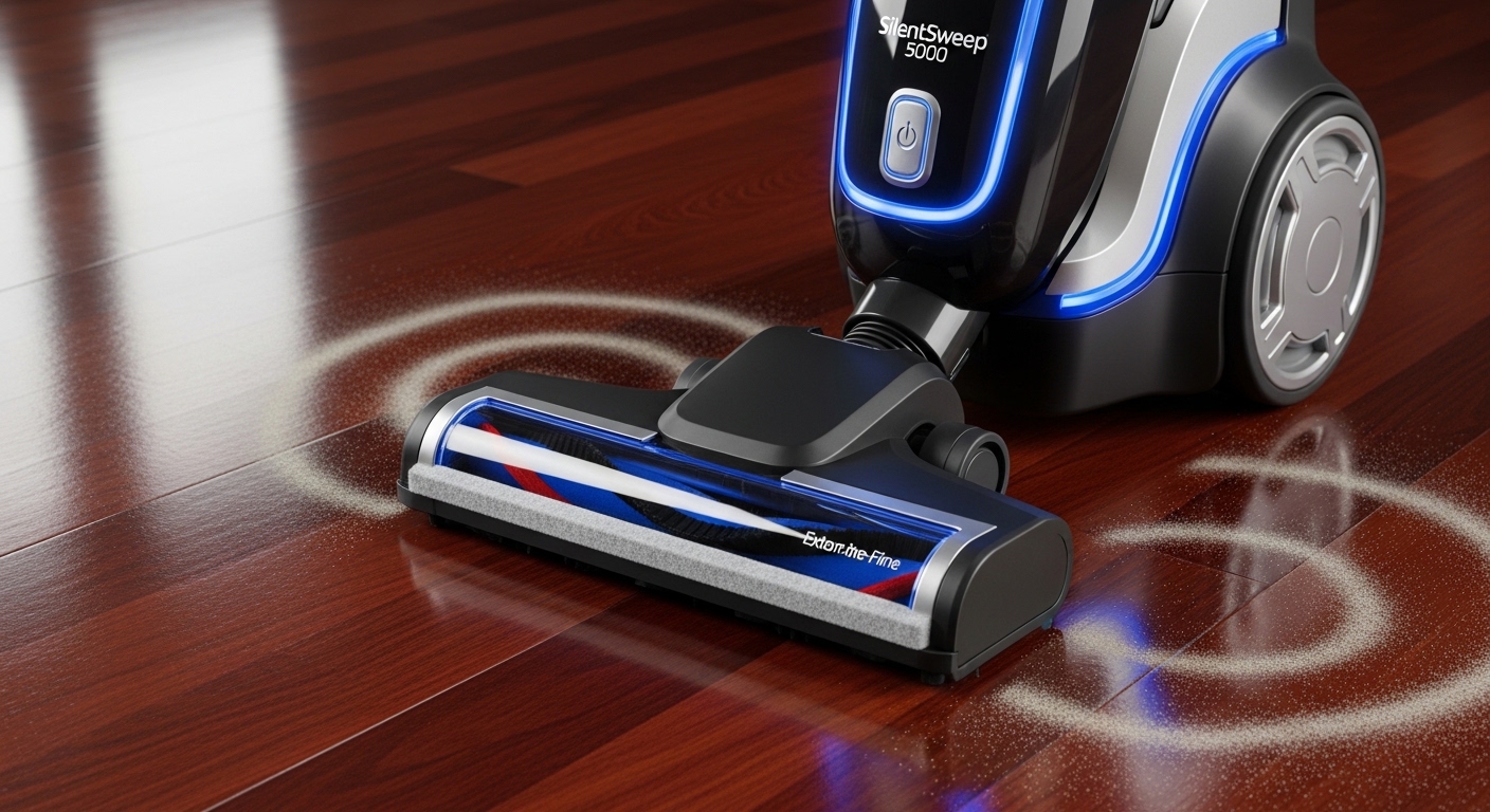 cordless stick vacuum safe cleaning sealed hardwood flooring close view